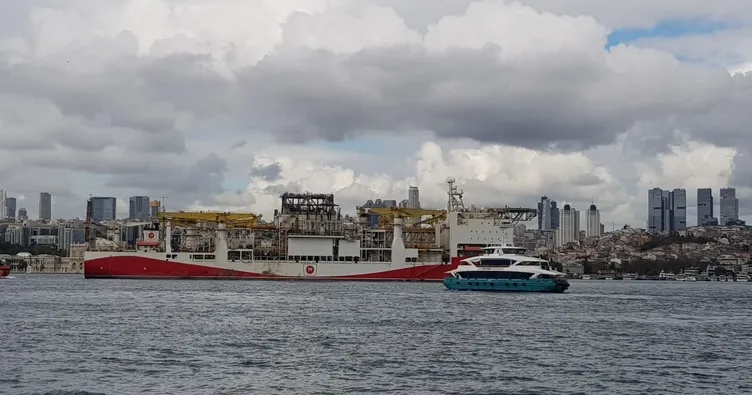 Yavuz Sondaj gemisi boğazdan geçti