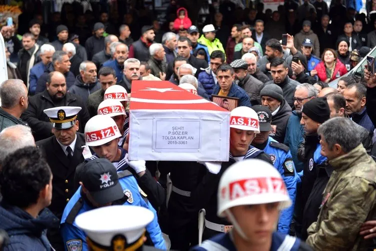 Tel Abyad şehidi teğmen Sinan Bilir, Tokat'ta son yolculuğa uğurlandı