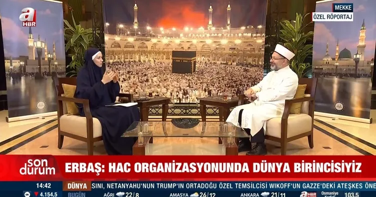 Diyanet İşleri Başkanı Prof. Dr. Ali Erbaş: Hac organizasyonunda dünya birincisiyiz