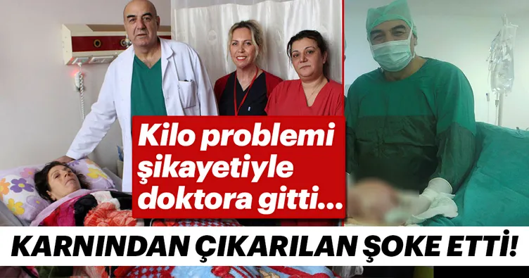 Kilo problemi şikayetiyle doktora gitti...