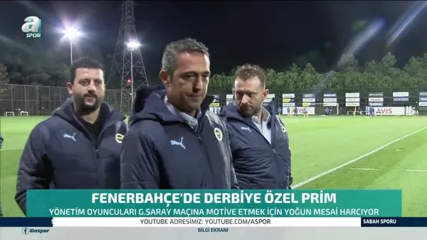 Fenerbahçe'de derbiye özel prim | Video