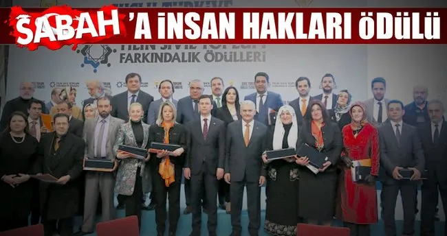 SABAH’a insan hakları ödülü