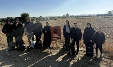 Edirne’de 18 kaçak göçmen yakalandı #edirne