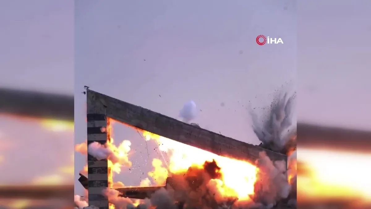 ASELSAN'ın yeni sığınak delici bombası tanıtıldı videosunu izle | Son Dakika Haberleri