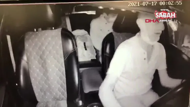 Takside gasp dehşeti: Düşürdüğü cep telefondaki fotoğraftan tespit edildi | Video