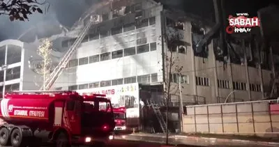 Sultanbeyli’de çelik tencere fabrikasında çıkan yangın 13 saat sonra söndürüldü | Video