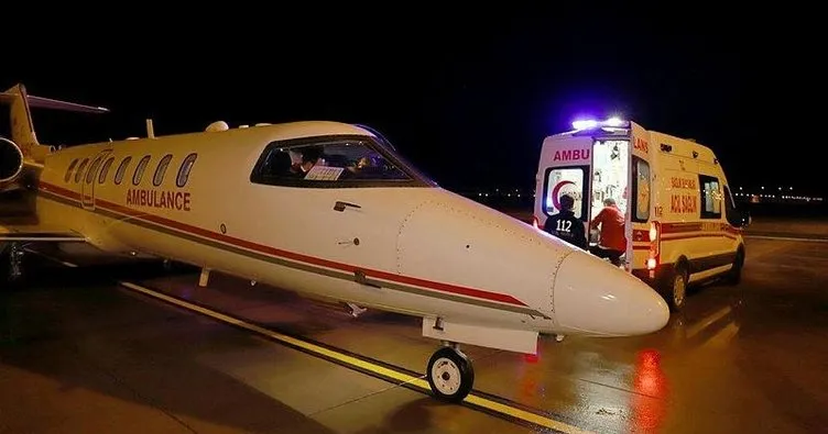 Yenidoğan bebek ambulans uçakla Ordu’dan İstanbul’a sevk edildi
