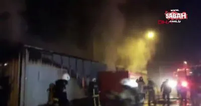 Bursa’da mobilya fabrikasında çıkan yangın 1 saatte söndürüldü