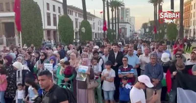 Fas’ta Filistin’e destek gösterisi | Video