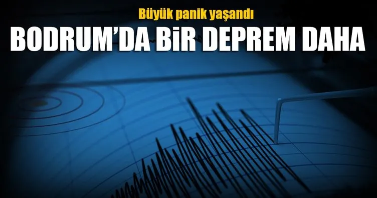 Bodrum’da 4.8 büyüklüğünde deprem