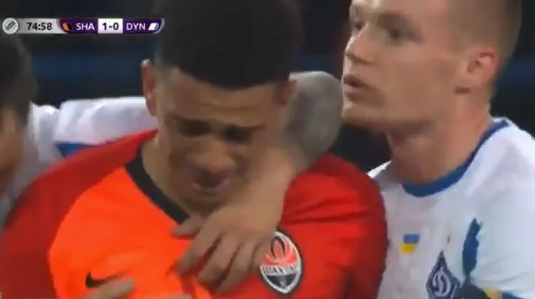 Shakhtar Donetsk - Dinamo Kiev maçındaki ırkçılık Taison’u ağlattı