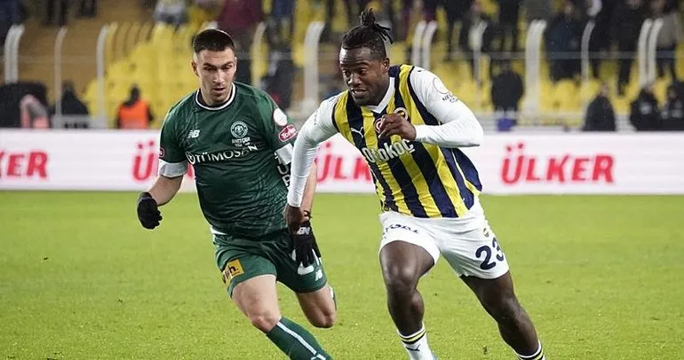 Fenerbahçe’nin Konyaspor maçı 11’i belli oldu