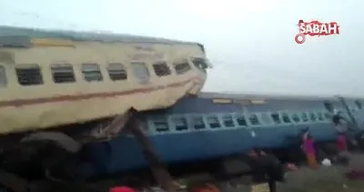 Hindistan’da yolcu treni raydan çıktı: 3 ölü | Video