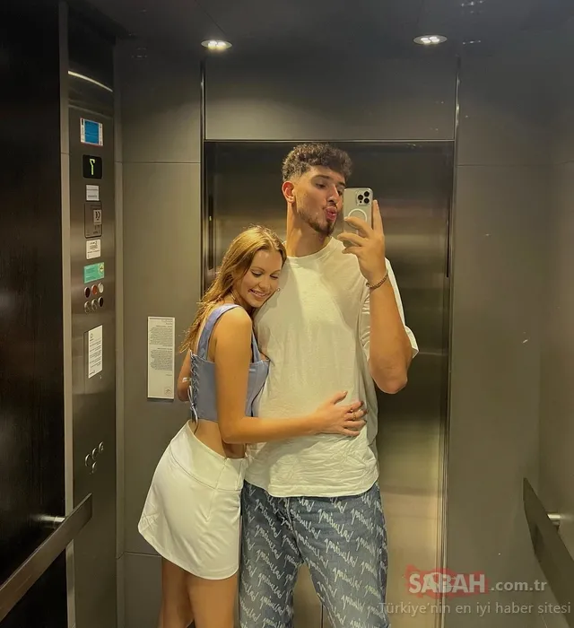 NBA All Star kadrosuna giren Alperen Şengün’ün sevgilisi Hannah Cherry hayran bırakıyor! Aşk pozları olay...