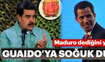 Maduro dediğini yaptı