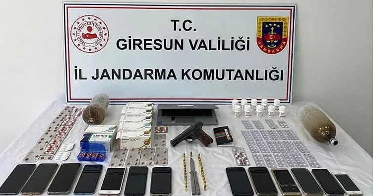 Giresun’da uyuşturucu operasyonu: 7 tutuklama