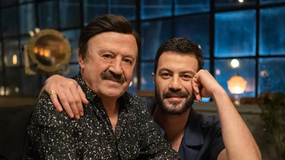 Baba-oğulun düeti alkış topladı!