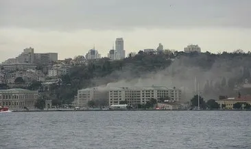 Çırağan Sarayı’nda yangın paniği #istanbul Çırağan Sarayı’nda yangın paniği #istanbul