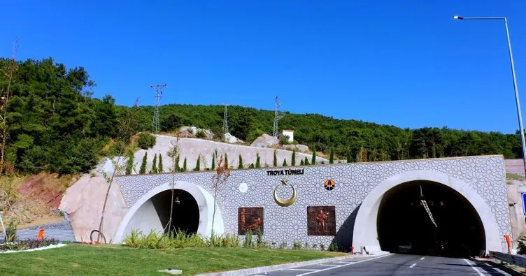 Assos ve Troya Tünelleri bugün açıldı! Seyahat süresi 50 dakikadan 5 dakikaya düşüyor