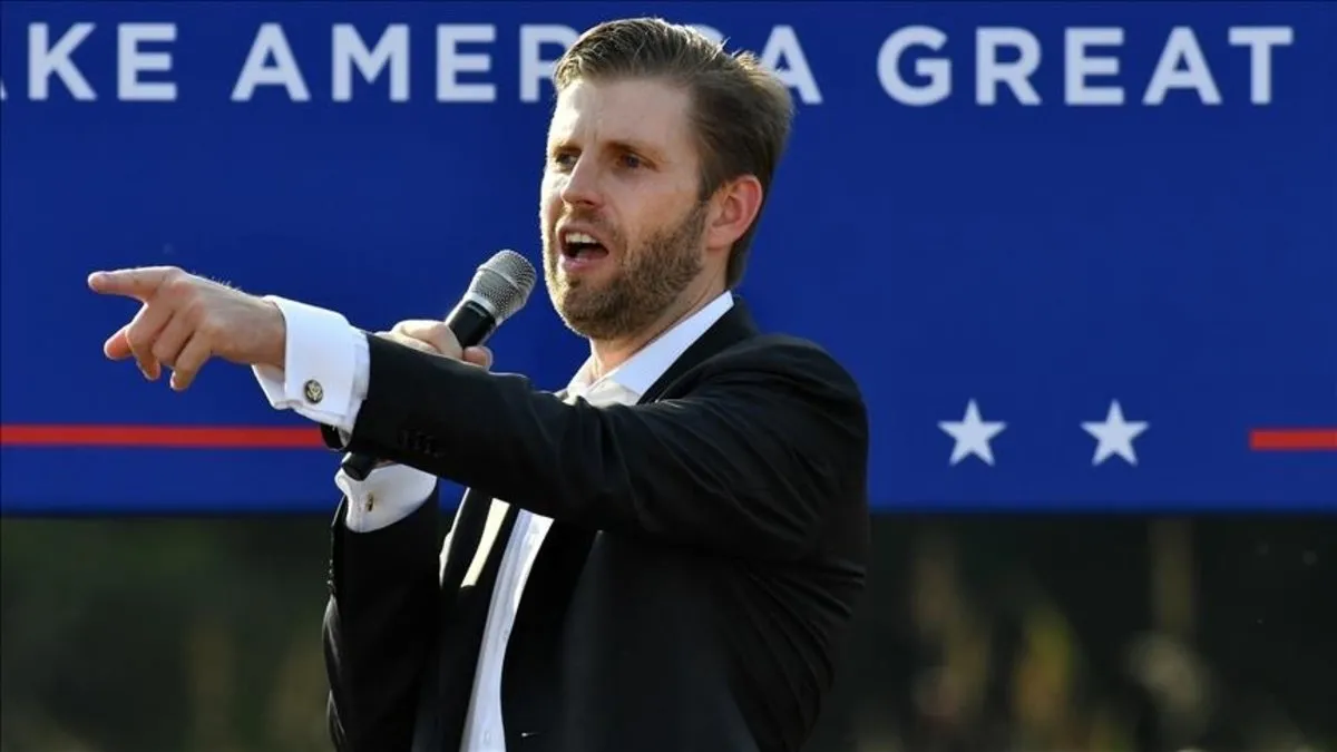 Eric Trump’tan tepki çeken paylaşım! 3 ülkeyi alışveriş sepetine ekledi Eric Trump’tan tepki çeken paylaşım! 3 ülkeyi alışveriş sepetine ekledi