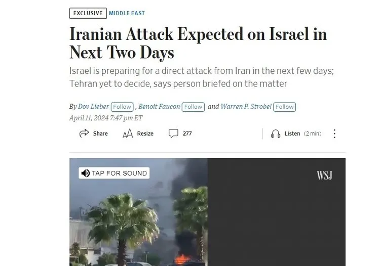 ABD basını yazdı! İran’ın İsrail’e saldırısı için saat verildi: Gerilim tırmanıyor!