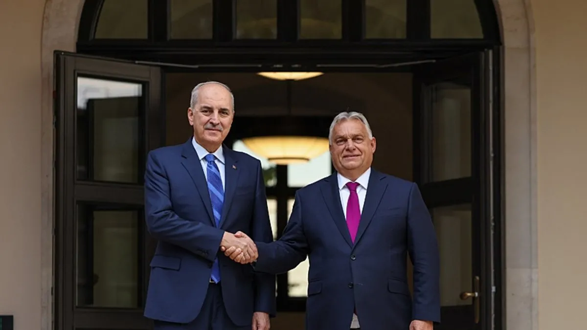 TBMM Başkanı Kurtulmuş, Macaristan Başbakanı Orban ile görüştü