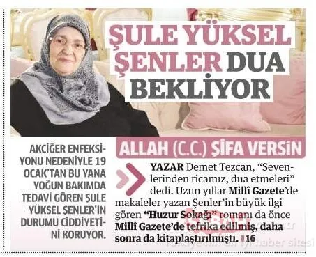 Yazar Şule Yüksel Şenler vefat etti! Şule Yüksel Şenler kimdir?