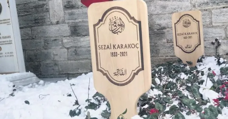 Usta şairin kabri ‘Kar’ şiirindeki gibi