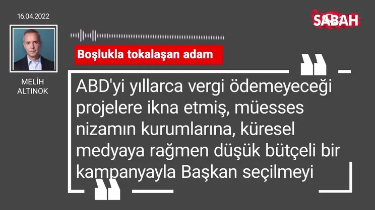 Melih Altınok | Boşlukla tokalaşan adam