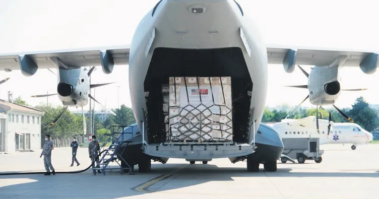 ABD’ye de tıbbı yardım gönderdik