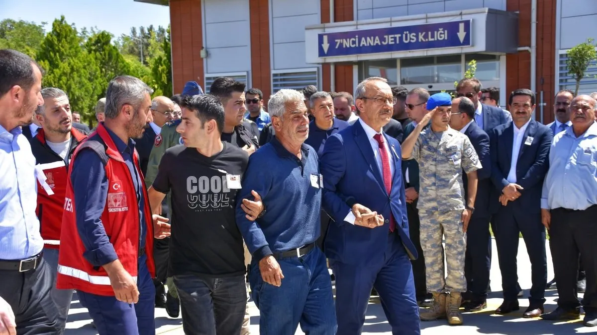 Şehit Kıdemli Çavuş Abdurrahman Akdoğan, memleketi Malatya'da son yolculuğuna uğurlandı