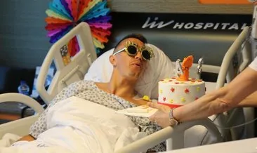 Patricia Callero’dan Muslera’ya hastanede sürpriz doğum günü