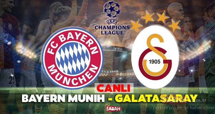 Bayern Münih Galatasaray maçı CANLI İZLE! UEFA Şampiyonlar Ligi Bayern Münih-Galatasaray maçı Exxen canlı yayın izle linki burada