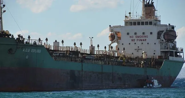 Aliağa’da tanker karaya oturdu