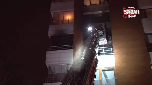 Son dakika! İstanbul Beykoz'da 4 katlı binada korkutan yangın | Video