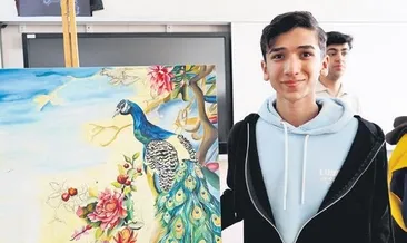 Şırnaklı genç resimleriyle ABD’den tam burs kazandı #sirnak