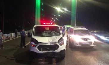 FSM köprüsünde kontrol noktasından süratli geçen şahıs 2 polisi yaraladı