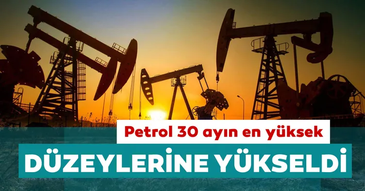 Petrol fiyatları 30 ayın en yüksek düzeylerine yükseldi