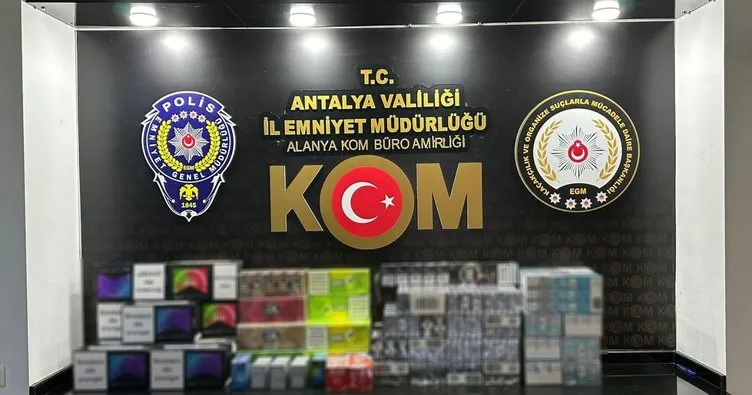 Antalya’da kaçakçılık operasyonu