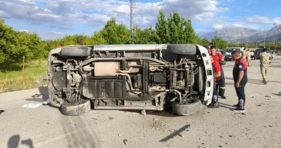 Erzincan’da trafik kazası! 1 yaralı