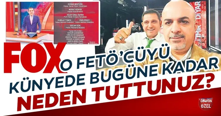 Sinan Burhan FOX TV’ye sordu: FETÖ/PDY silahlı terör örgütü üyeliğinden tutuklu Ercan Gün’ü neden künyede bugüne kadar tuttunuz?