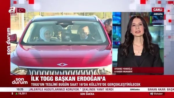 TOGG'da gurur günü! İlk TOGG Başkan Erdoğan’a bugün teslim edilecek | Video