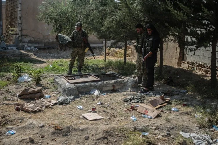 Tel Abyad’daki Ermeni Kilisesi önce DEAŞ sonra PKK tarafından karargah olarak kullanılmış