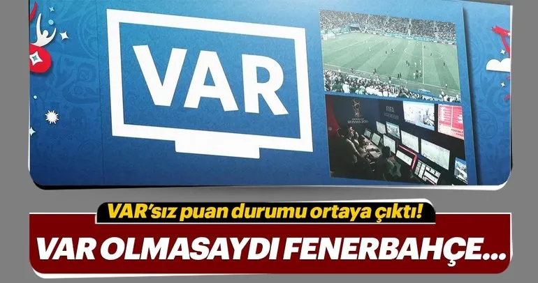 VAR olmasaydı puan durumu nasıl olurdu? Galatasaray, Beşiktaş, Fenerbahçe, Trabzonspor...