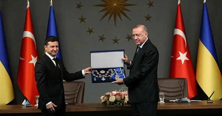 Başkan Erdoğan’a Ukrayna Devlet Nişanı verildi