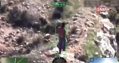 Kaçan hükümlü uyuşturucu taciri dron yardımı ile yakalandı | Video
