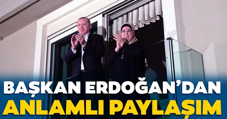 Başkan Recep Tayyip Erdoğan’dan son dakika paylaşımı! Koronavirüs’le mücadelede...