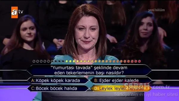 Bu soru herkesi şaşırttı! Kim Milyoner Olmak İster 827. bölüm soru ve cevapları