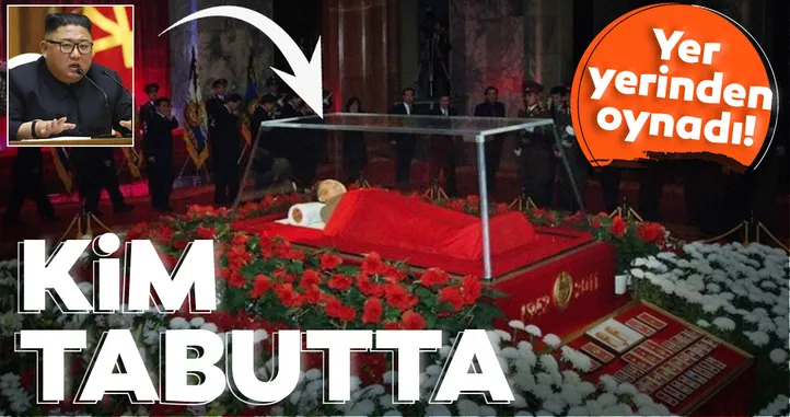 Son dakika! Dünya şokta! Kim Jong-Un tabuttaki görüntüleri deprem etkisi yarattı
