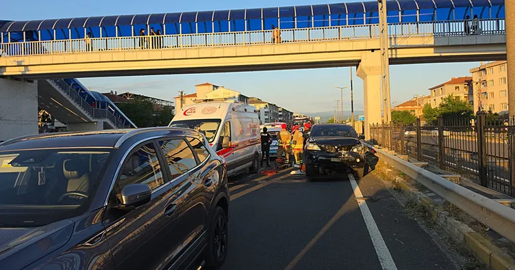 Düzce’de zincirleme kaza: 1 ölü, 1 yaralı